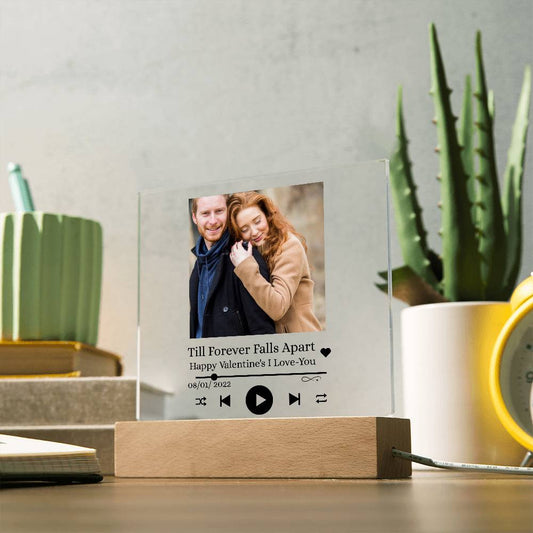 Personalized song Acrylic Plaque