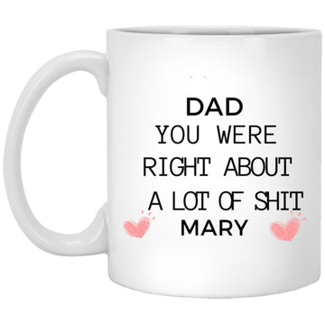 DAD You Were Right Mug