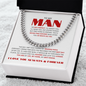 To my Man I My missing piecei Cuban Link Chain Gift