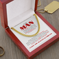 To my Man I My missing piecei Cuban Link Chain Gift