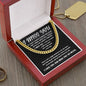 I Miss You - Single Flower - Cuban Link Chain