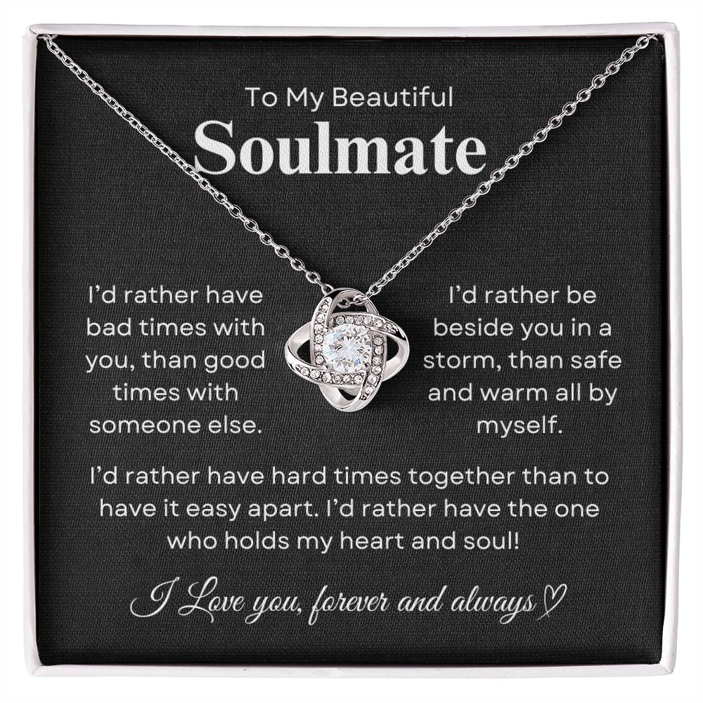 Beautiful Soulmate | Loveknot Necklace