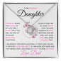 To my precious DaughterI love knot necklace