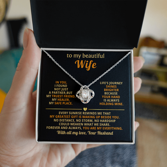Heartfelt Gift for Wife – Romantic Jewelry with Message Card