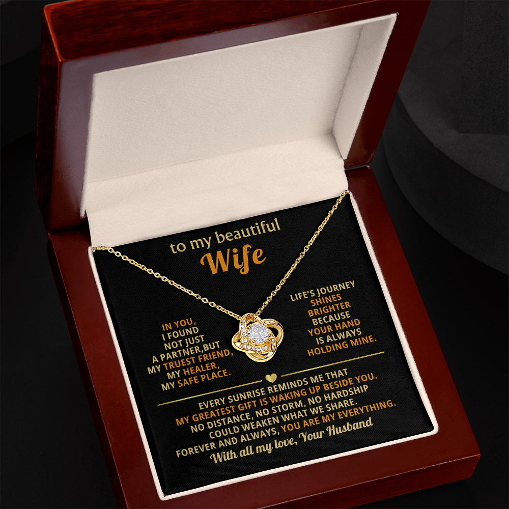 Heartfelt Gift for Wife – Romantic Jewelry with Message Card