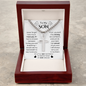 To MY  SON   NEVER  FORGET- Chain with  Artesian Cross
