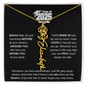 Graduation Gift-No Rain No Flowers personalized Birth Flower Necklace