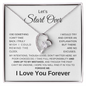 Let's Start Over I Forgive Me I Forever Love Necklace