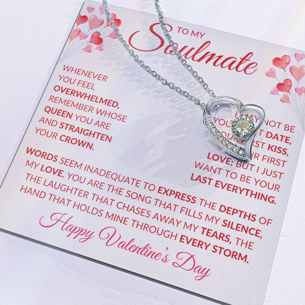 To my Soulmate Forever Love necklace