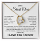 Let's Start Over I Forgive Me I Forever Love Necklace