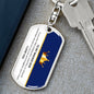 Badass Son Keepsake Keychain