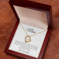 To my Mom Forever love necklace