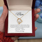 To my Mom Forever love necklace