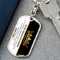 BADASS DAUGHTER KEEPSAKE KEYCHAIN