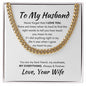 To My Husband - Cuban Link Chain