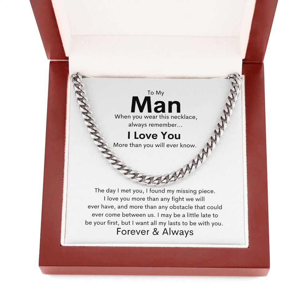 To My Man - Cuban Link Chain