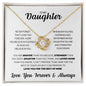 TO MY DAUGHTER FOREVER & ALWAYS - LOVE KNOT