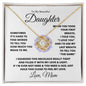 Beautiful Daughter Love Knot