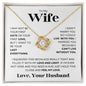 To My Wife Love Knot