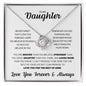 TO MY DAUGHTER FOREVER & ALWAYS - LOVE KNOT