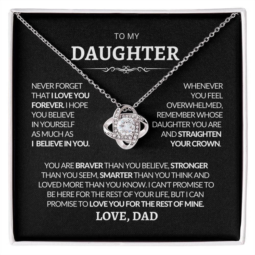To my Daughter love Dad