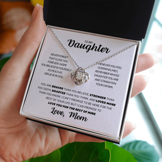 TO MY DAUGHTER -Love Knot- From MOM