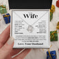 To My Wife Love Knot