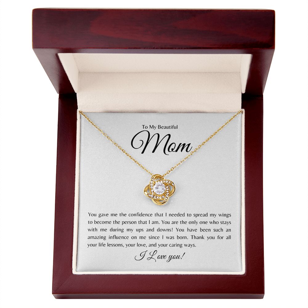 Mom Love Knot necklace