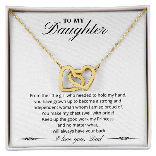 Daughter -  Interlocking hearts