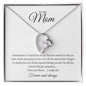 To my Mom Forever love necklace