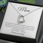 To my Mom Forever love necklace