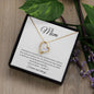 To my Mom Forever love necklace