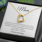 To my Mom Forever love necklace