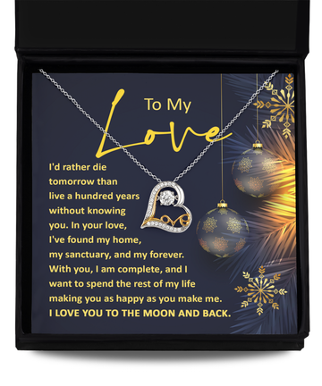 My Love - A Hundred Years - Love Dancing Necklace
