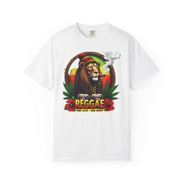 Reggae Lion T-Shirt – One Love One Heart Rasta Graphic Tee