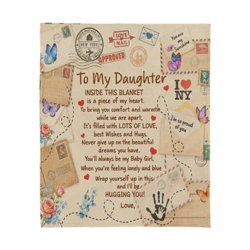 To My Daughter Blanket