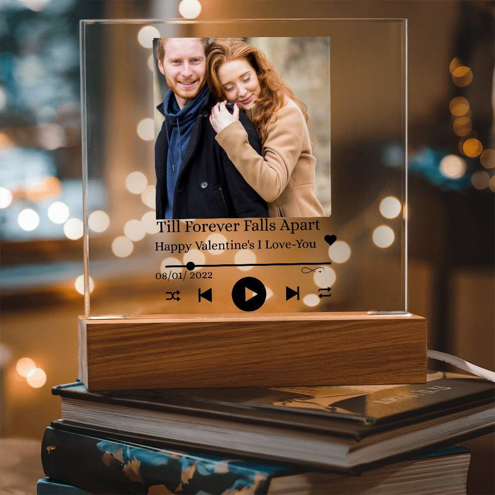 Personalized song Acrylic Plaque