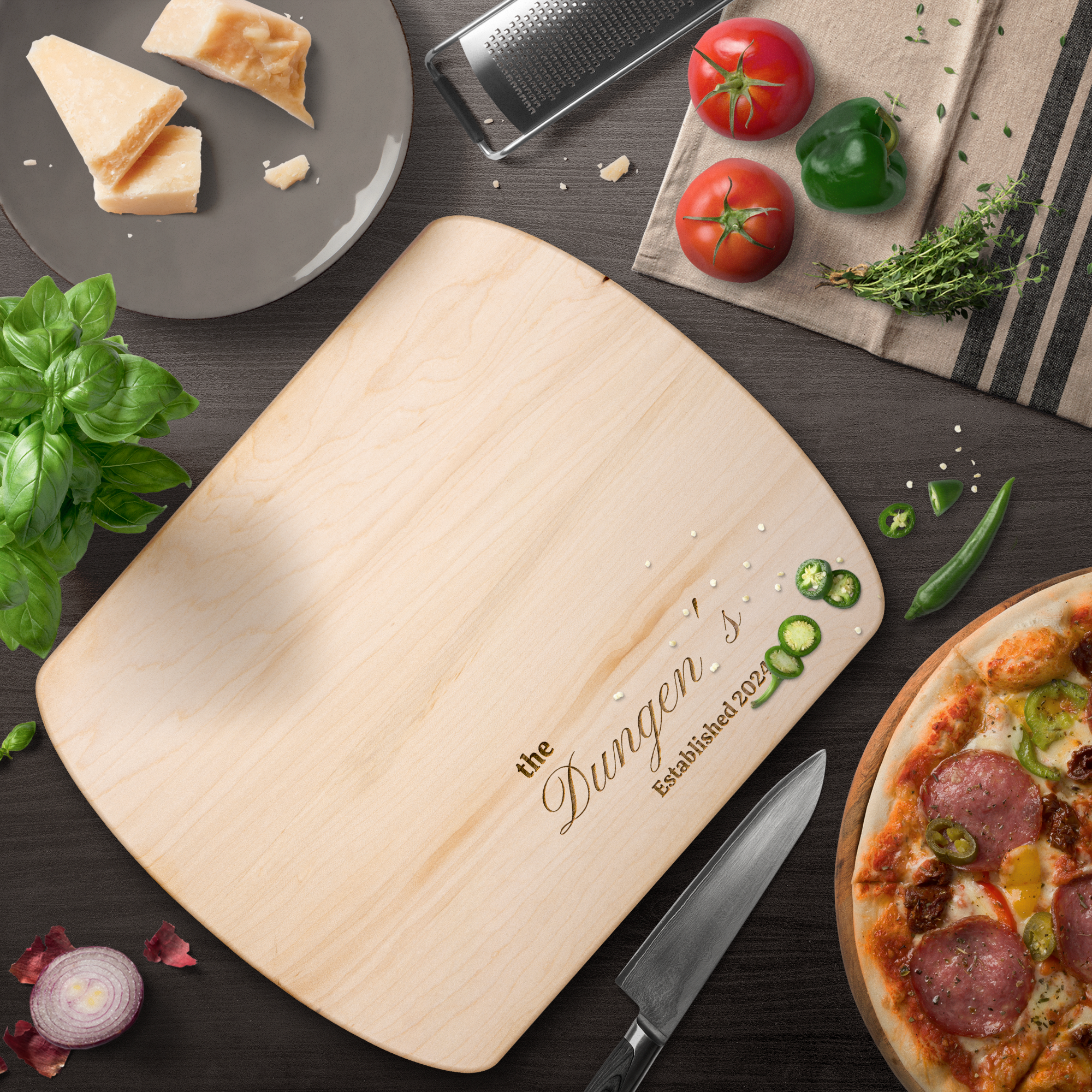 Personalized Family Cutting Board