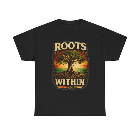 Roots Within T‑Shirt — Vintage Tree of Life Tee for Nature Lovers