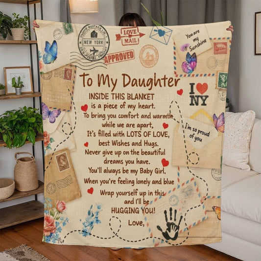 To My Daughter Blanket