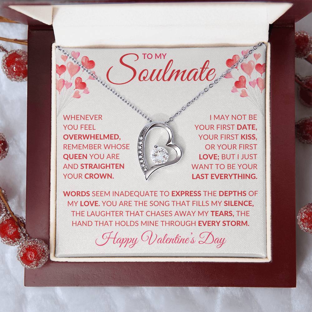 To my Soulmate Forever Love necklace