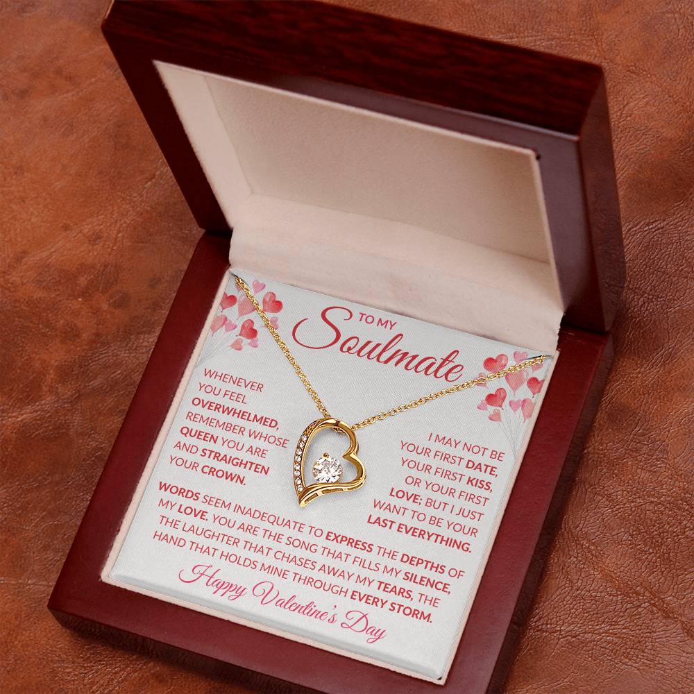 To my Soulmate Forever Love necklace