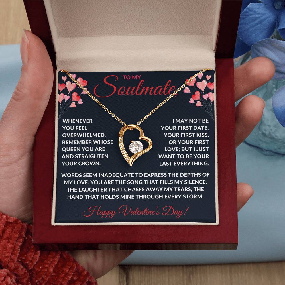 To My Soulmate Forever Love Necklace