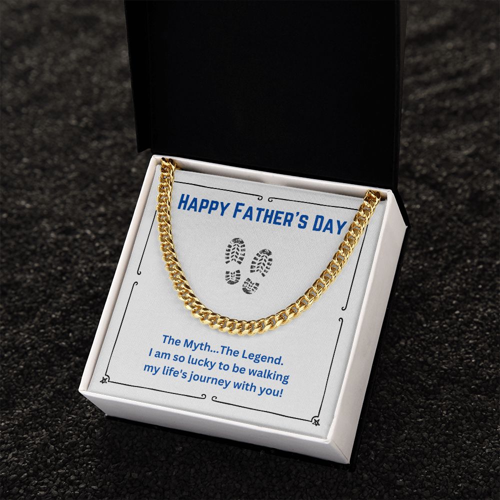 Happy Father's Day - Cuban Link Chain