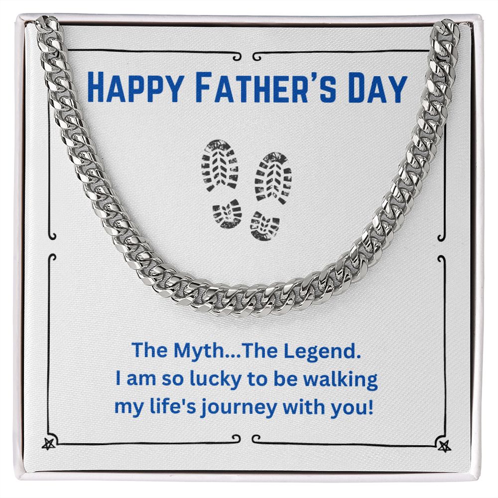 Happy Father's Day - Cuban Link Chain