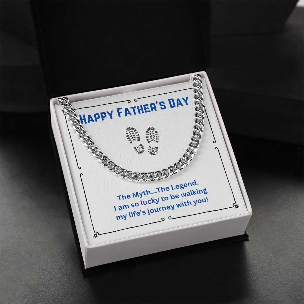 Happy Father's Day - Cuban Link Chain