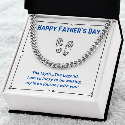 Happy Father's Day - Cuban Link Chain