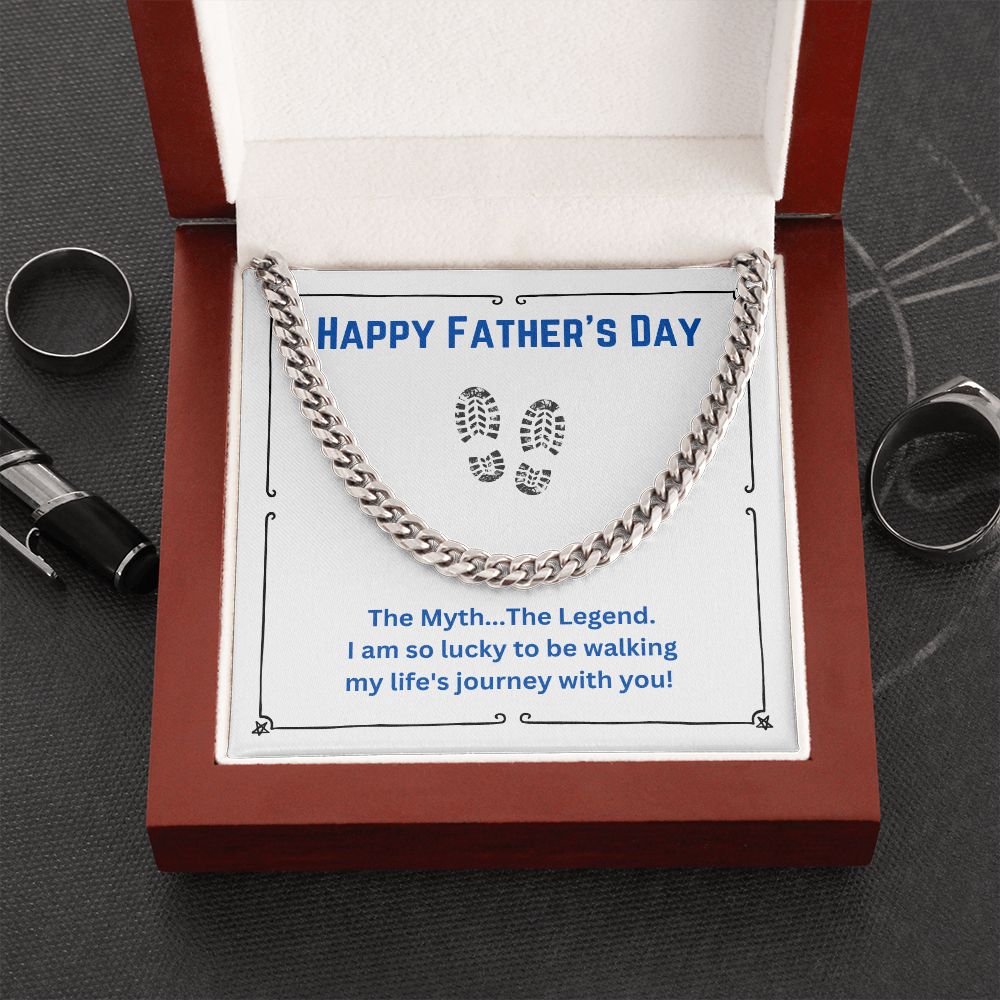 Happy Father's Day - Cuban Link Chain