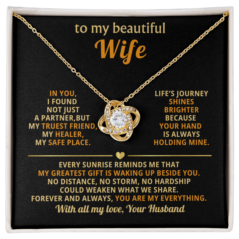 Heartfelt Gift for Wife – Romantic Jewelry with Message Card