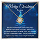 Merry Christmas- Your Heart Love Knot Necklace